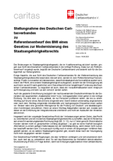 DCV Stellungnahme StAG Juni 2023
