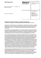 Zum Entwurf eines Gesetzes zur Umsetzung der Richtlinie 2011/95/EU (Qualifikationsrichtlinie)