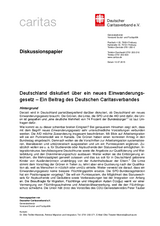 Zur Frage eines Einwanderungsgesetzes